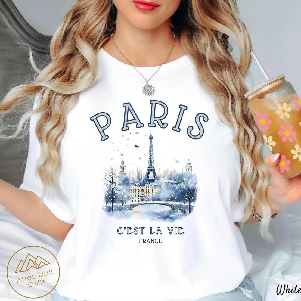 C_Est La Vie Women Shirt, French Words Tee, Paris Shirt